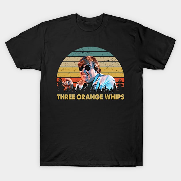 Three Orange Whips Vintage T-Shirt by LewisMillerDesigns